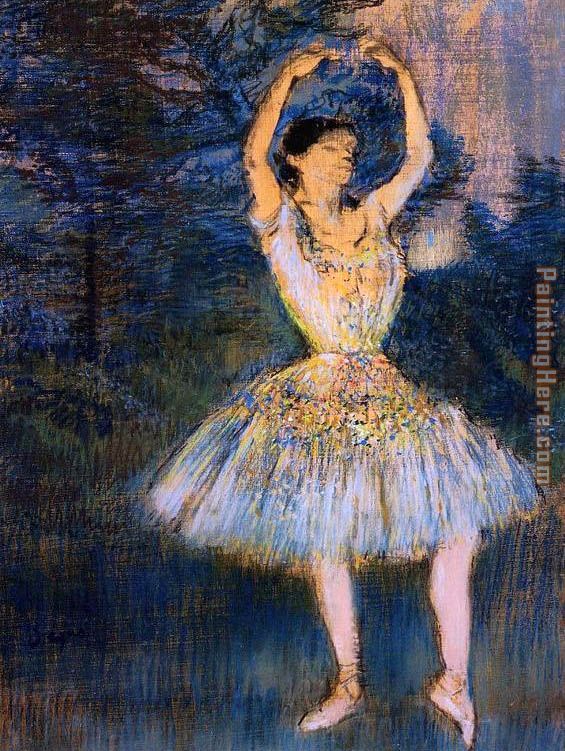 Dancer with Raised Arms painting - Edgar Degas Dancer with Raised Arms art painting Dancer with Raised Arms painting - Edgar Degas Dancer with Raised Arms art painting